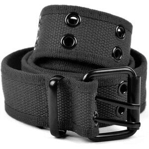 Boxed Gifts Parquet Casual Canvas Belt - Double Hole, Double Grommets for Men